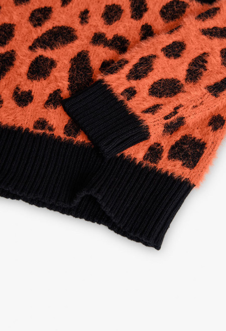 Pullover Flauschpulli gemustert Boboli3